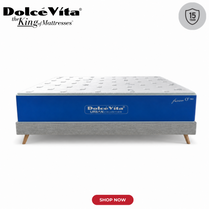 Dolce Vita Fresco 02 Pocket Spring Mattress | Urban Series | 15 Years Brand Warranty