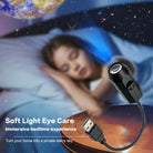 LED Planet Projector Lamp, Featuring Planets with Interchangeable Images, 360° Rotating
