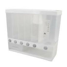 Rice Dispenser, Wall Mounted 6 Grid Dry Food Dispenser Large Cereal Dry Food Storage Containers for Storage Rice Grains Nuts Beans Candy Laundry Dispenser, for Kitchen Pantry