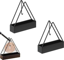 Creative Iron Mosquito Coil Holder Stable Triangular Fireproof Hanging Mosquito Coil Tray Home Supplies