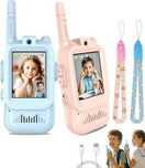 2pcs Set Rechargeable Walkie Talkies with Screen Display and Voice Changer