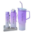 Tumbler 3pcs bottle set with straw