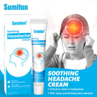 Sumifun Headache Care Cream 20g | Herbal Cooling Cream | Forehead, Temples & Neck Massage Cream | Daily Relaxing Formula