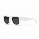 Aero Classic White Rectangle Sunglasses