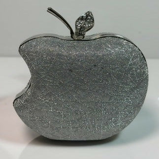 Apple Shape Evening Clutch Bag for Women - Elegant Fancy Party & Wedding Purse