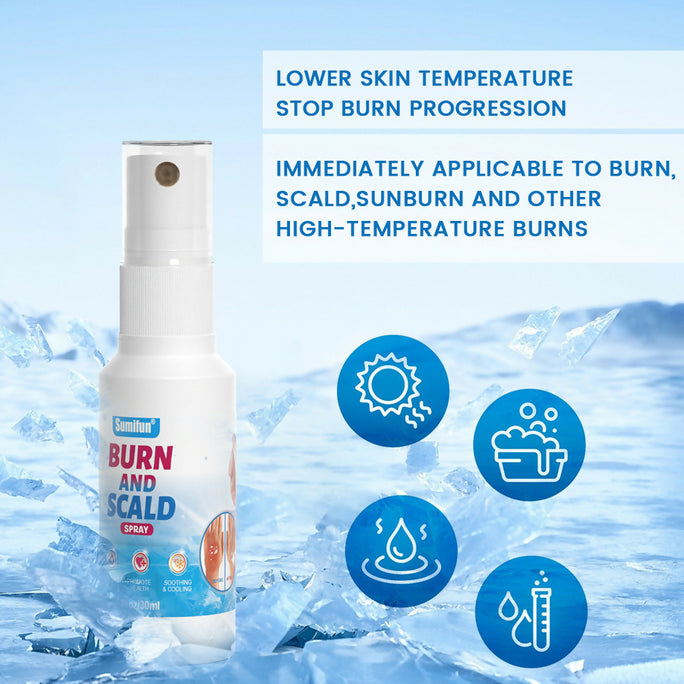 Sumifun Burn & Scald Cooling Spray 30ml | Herbal Skin Cooling Spray | First Aid Skin Care Spray | Daily Skin Care Formula