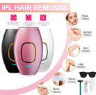 Mini Ipl Laser Epilator For Men and Women Portable Laser Epilator Depilador Permanent Face Hair Removal Device for Whole Body Laser Hair Removal Device