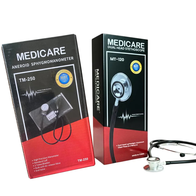 Medicare Manual Blood Pressure Monitor with Stethoscope Kit (TM-250 & MT-120)