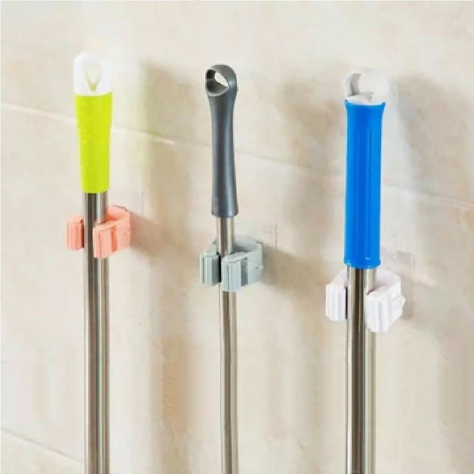 Mop Holder Wall Mounted Mop Holder Mop Hook Storage Clip Broom Wall Hanger