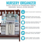 Baby Diaper Caddy and Nursery Organizer for Baby's Essentials