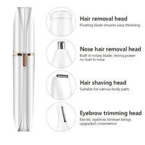 Electric Shaver Women's Special 4-in-1 Hair Removal Equipment Armpit Hair Removal Knife Hair Scraper Trimmer