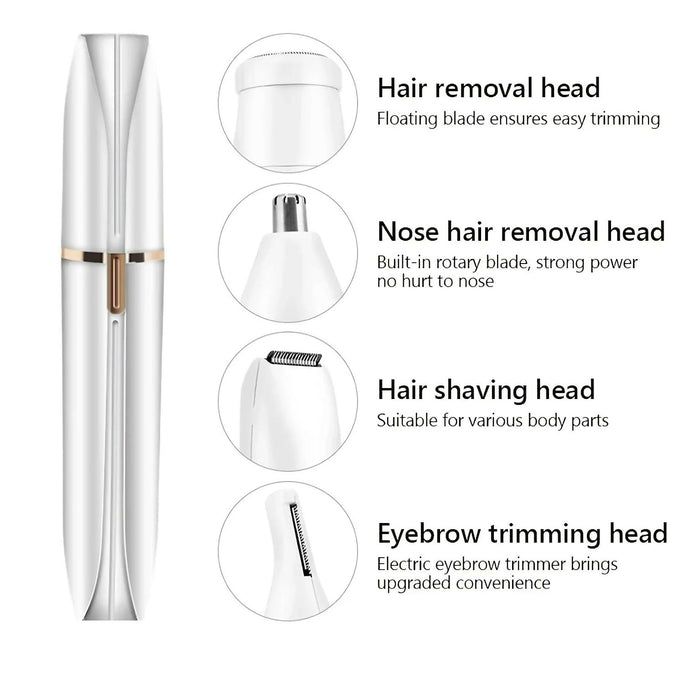 Electric Shaver Women's Special 4-in-1 Hair Removal Equipment Armpit Hair Removal Knife Hair Scraper Trimmer