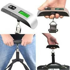 Digital Luggage Scales Handheld Travel Weight Scale LCD Display