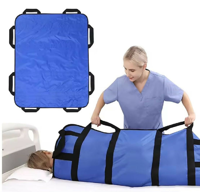Positioning Bed Pad with Handles Washable Draw Sheets for Hospital Bed Ridden Patient Clothes Waterproof Glide Sheets for Patients Moving Pad for Lifting & Transfer Sheet 44" x 27" Inches