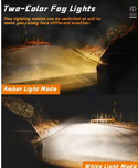 1 PC Mini Driving Fog Lights for Motorcycles, Cars, Jeeps White/Yellow/Flasher Spot Light LED Bike Light, Night Vision Projector Lense, Mini Turtle Lights, Fog Light Mini