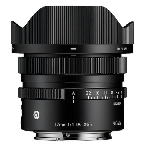 Sigma 17mm f/4 DG Contemporary Lens for Sony E, Black