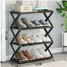 Household Simple Multi 3layer Space saving Xshaped Shoe Rack Multi functional Assembly Shoe Cabinet Dust proof Storage Rack