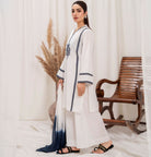 Lawn Cotton Embroidered Stitched 3-Piece Suit-Snowflake