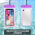 Universal Mobile Phone Transparent Waterproof Bag Three-Layer Sealed Drifting Beach Fishing Underwater 6 Inch Swimming Dry Bag