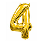 Number 4 Foil Balloon 40" Inches