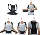 Adjustable Magnetic Posture Corrector Corset Back Brace Back Belt Lumbar Support Straight Corrector