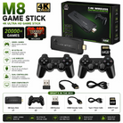 M8 Retro Game Stick with 2 Wireless Controller 20,000+ Games