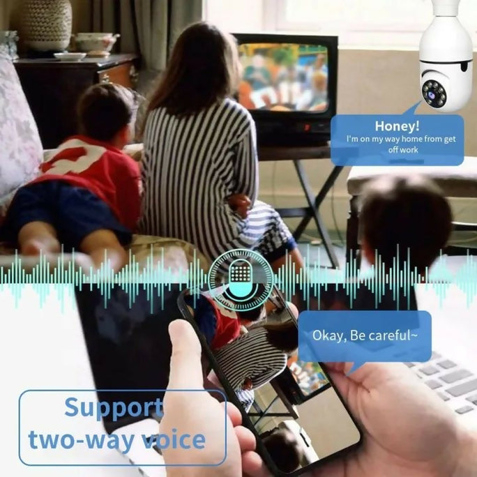 CCTV 1080P Full HD CCTV Camera CCTV Camera Wifi Smart Camera Wifi Camera Home Security Camera Smart Camera Wifi CCTV Wifi Camera Blub Socket Security Camera For Home