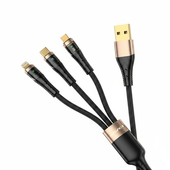 AWEI CL-228 Multi-Function Fast Charging Cable 100W