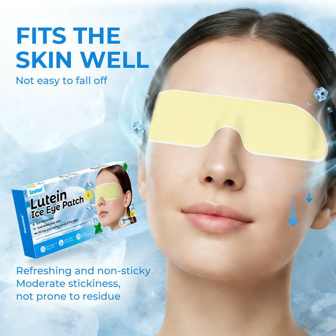 Sumifun Lutein Ice Eye Patch | Cooling Eye Care Patch | Refreshing Eye Mask for Daily Eye Care | 7 Patches