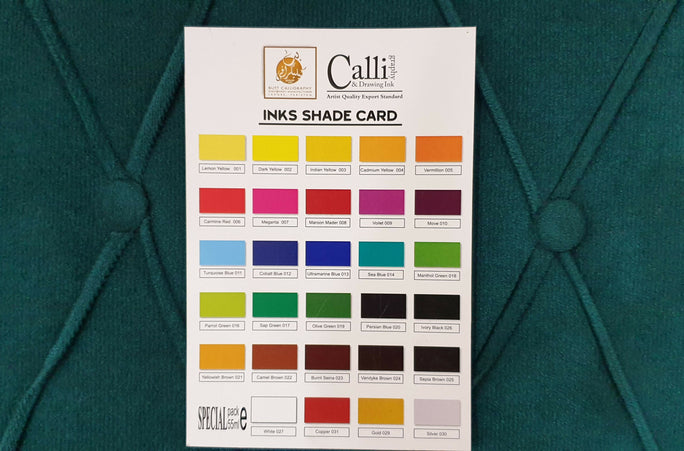 Calli Inks Set(Pack of 24, 40ML Inks for Calligraphy)