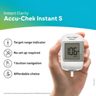 Accu-Chek Instant S Blood Glucose Monitor Kit with 10 Test Strips