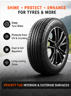 Three Guys Dashboard Leather & Tyre Wax Spray 450ml