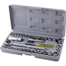 Aiwa 40 Piece Toolkit Tool Kit Combination Socket Ratchet Wrench Set Tool Kit Toolkit Goti Set Ring Spanner Pana Set Screw Driver Bit Set Hand Toolkit T