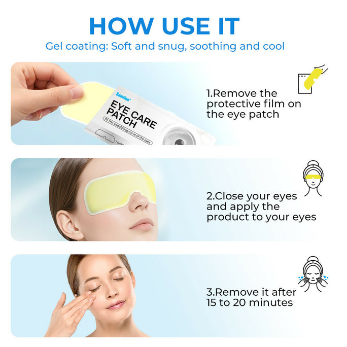 Sumifun Lutein Ice Eye Patch | Cooling Eye Care Patch | Refreshing Eye Mask for Daily Eye Care | 7 Patches