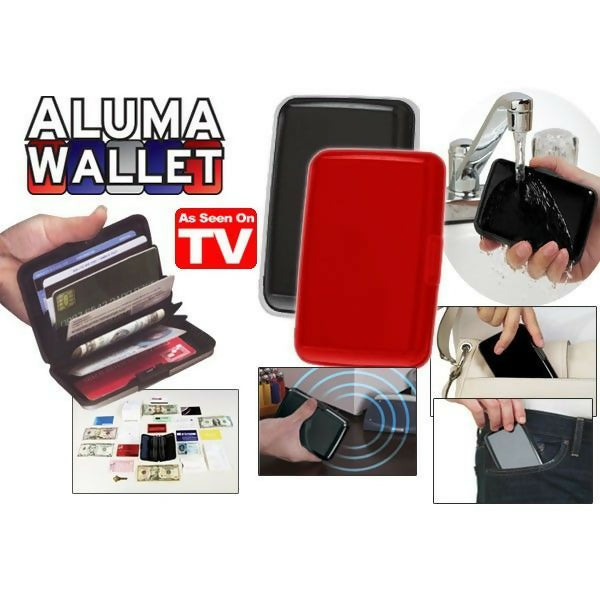 Aluminium Case Water Proof Aluma Wallet Multicolor For Men And Women