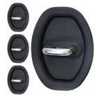 Car Door Lock Cover Pack of 4 - Silicone Door Striker Protector, Dust & Rust Proof, Anti-Noise Door Latch Cover - Black No Ratings