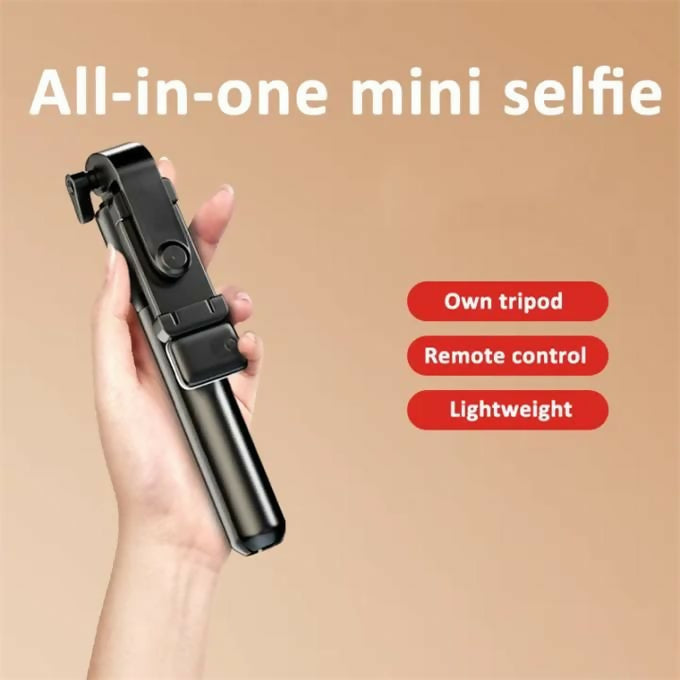 3-in-1 Wireless Selfie Stick R1/R1S Tripod Stand with Bluetooth Shutter
