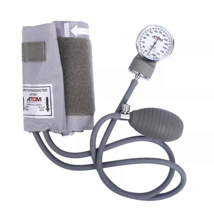 Atom Superior Aneroid Sphygmomanometer – Professional Manual BP Monitor