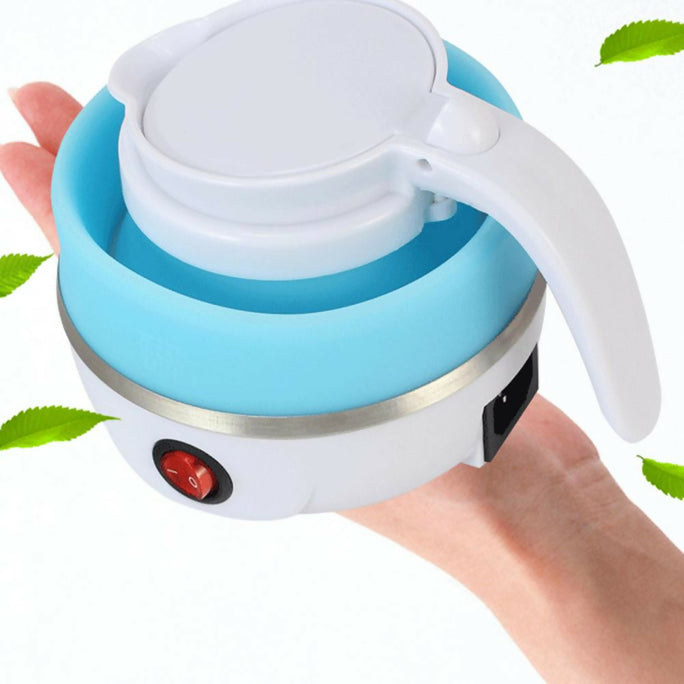 Foldable Kettle Coffee Pot Tea Kettle 1L Electric Space-saving ABS Camping Home Travel Outdoor Heating Hot Water Cup