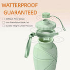 Collapsible Water Bottle Silicone Foldable Water Bottles For Travel Easy To Carry Design