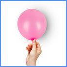 Standard pink 9 Inches Latex Balloon – Premium Party Decoration Balloon