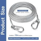10 Meter Strong stainless steel clothesline rope clothes indoors or outdoors