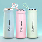 Nice Bottle Glass Water Bottles Natural BPA Free Eco Friendly Reusable Refillable Water Glass Water Bottles Wide Mouth Liquid Storage Leak Proof Caps Perfect For Travel and Storing Beverages Juice Smoothies Tea 450ml Multicolor