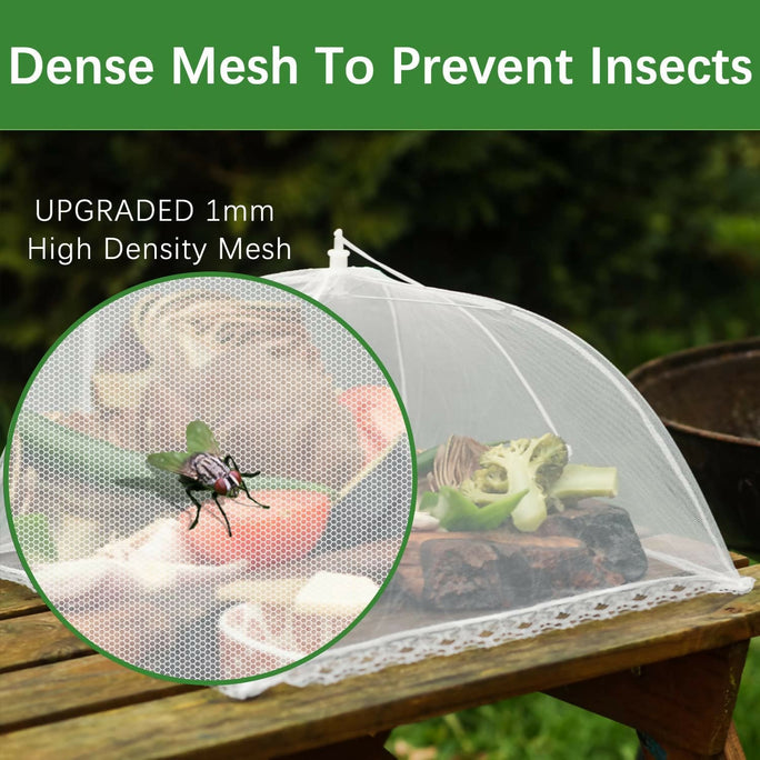 Foldable Mesh Food Cover Tent | Pop-Up Kitchen Food Protector for Fruits, Meals & Outdoor Dining