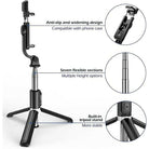 3-in-1 Wireless Selfie Stick R1/R1S Tripod Stand with Bluetooth Shutter