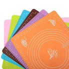 Silicone Baking Roti Mat With Measurements Heat Resistant | Non Stick Flour Rolling Mat | Baking Kneading Dough Pad